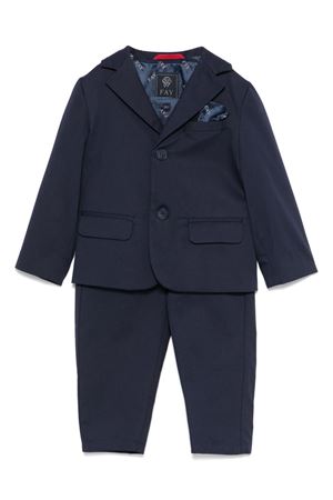 abito in cotone blu FAY KIDS | FW3520G0019620